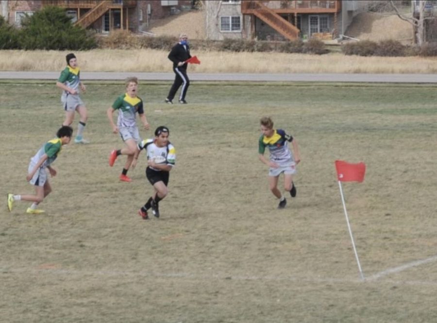 The PAC rugby team competes in Littleton the season before last, prior to the COVID-19 pandemic