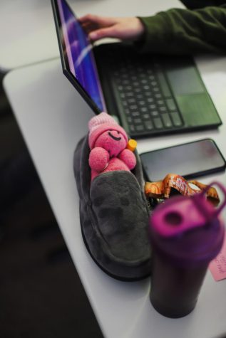 The term “sock baby” may lead to an array of things someone might picture. The sock babies were often pink (sometimes black) socks, filled with rice, with arms, legs and a head that made it look more like a real baby. Even though they resembled babies, socks go in shoes and, apparently, some students think sock babies do too.