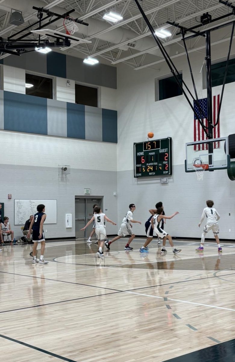 Level 3 boys basketball team during their game vs Dakota Ridge on Friday January 12, 2024. The team lost this game but are hopeful to bounce back. “I think that we can bounce back. Hopefully,” Barilla said. 

