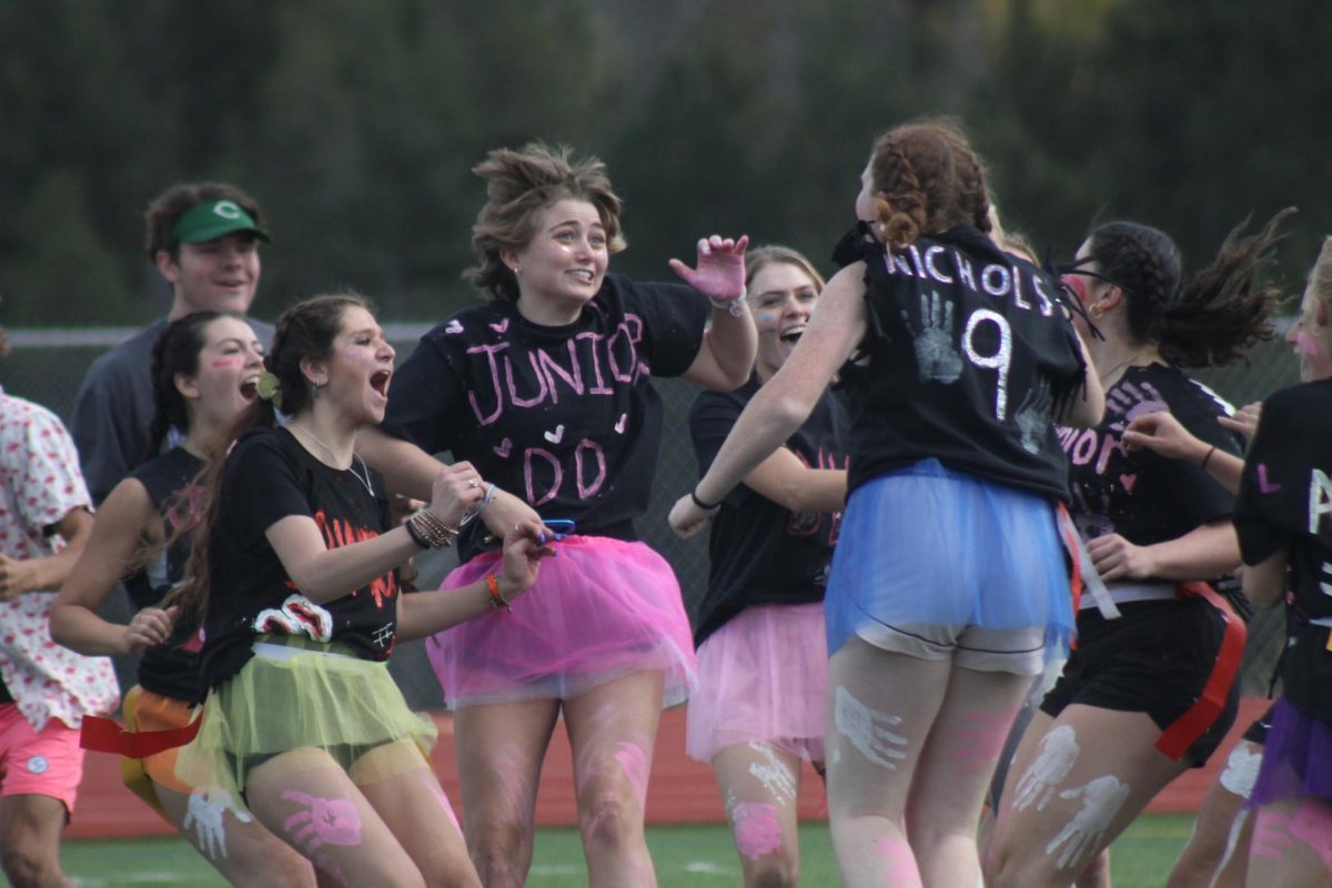 JUNIORS CLAIM VICTORY For the first time in six years the juniors are finally victorious over the seniors during PowderPuff. The winning streak of the seniors finally came to an end. “When I saw people playing on the field during my freshman and sophomore year I was like, ‘Wow that looks really fun. I want to do that,’” junior Amelia Hobgood said. 
