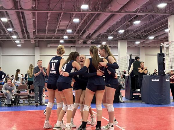 The Denver Juniors 16 Colorado Club team competed in a national competition in Salt Lake City against teams from all around the country. The team has traveled around Colorado for different tournaments but this was their first out of state tournament of the season. While competing they undertook 3 days of playing. "Salt Lake was so much fun. Of course the playing part of it was fun but I've never done something like this and it was such an amazing experience," sophomore Casey Seaborne said. (Courtesy of Sarah Pike)